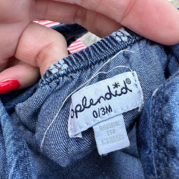 Carters Girls Baby Clothes Bundle 0-3 Months Onsie Dress Leggings Hat - Picture 10 of 11